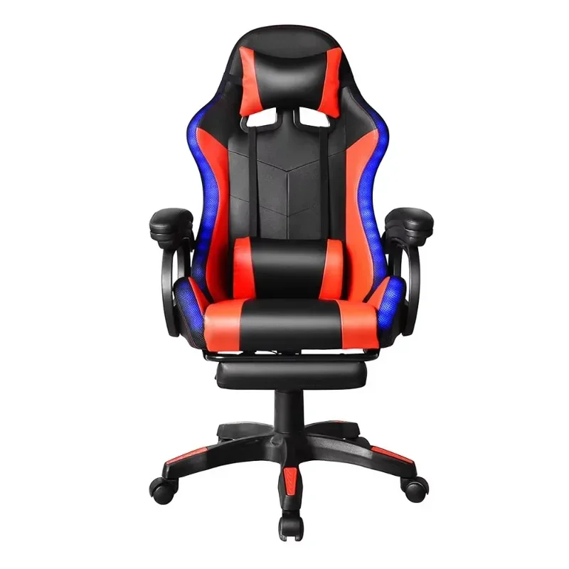 Игровое кресло для компьютера из искусственной кожи Shilla с массажем, подсветкой и динамиками (art.: 3920dca5f1bf9) - 3920dca5f1bf9