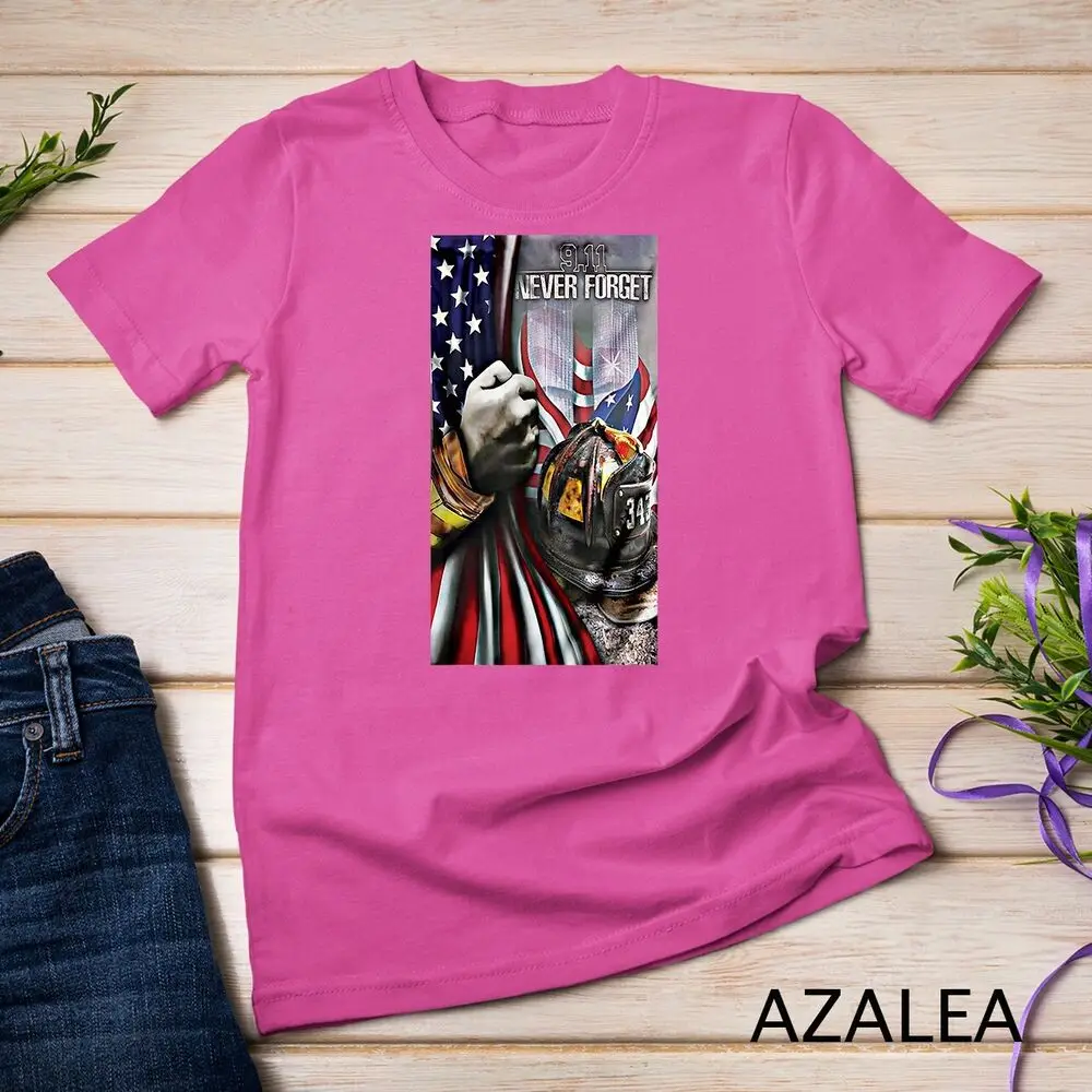 Помните 9-11 Американский патриотический 22-й юбилейный футболка унисекс