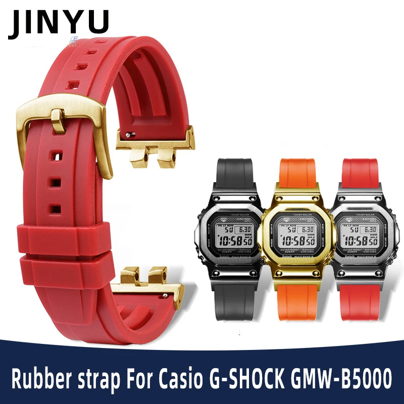 

Лидер продаж, ремешок для наручных часов Refit для C-Asia G-SHOCK, черный водонепроницаемый резиновый сменный ремешок для браслета, аксессуары для ч...