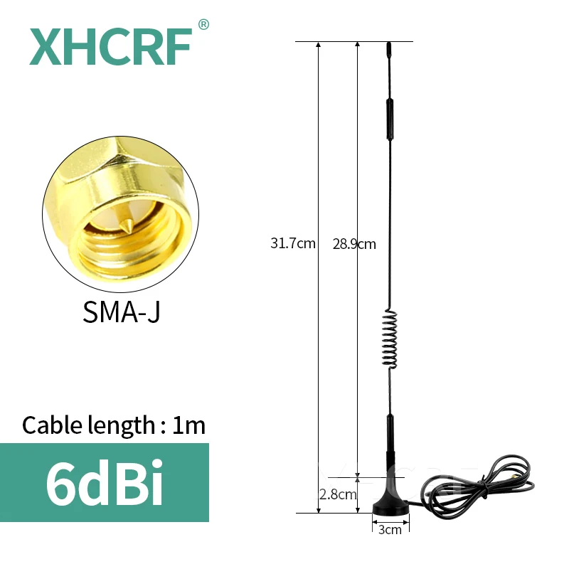 2G/3G/4G/GPRS/CDMA/NB-IoT антенна на присоске Netcom с высоким коэффициентом усиления сигнала