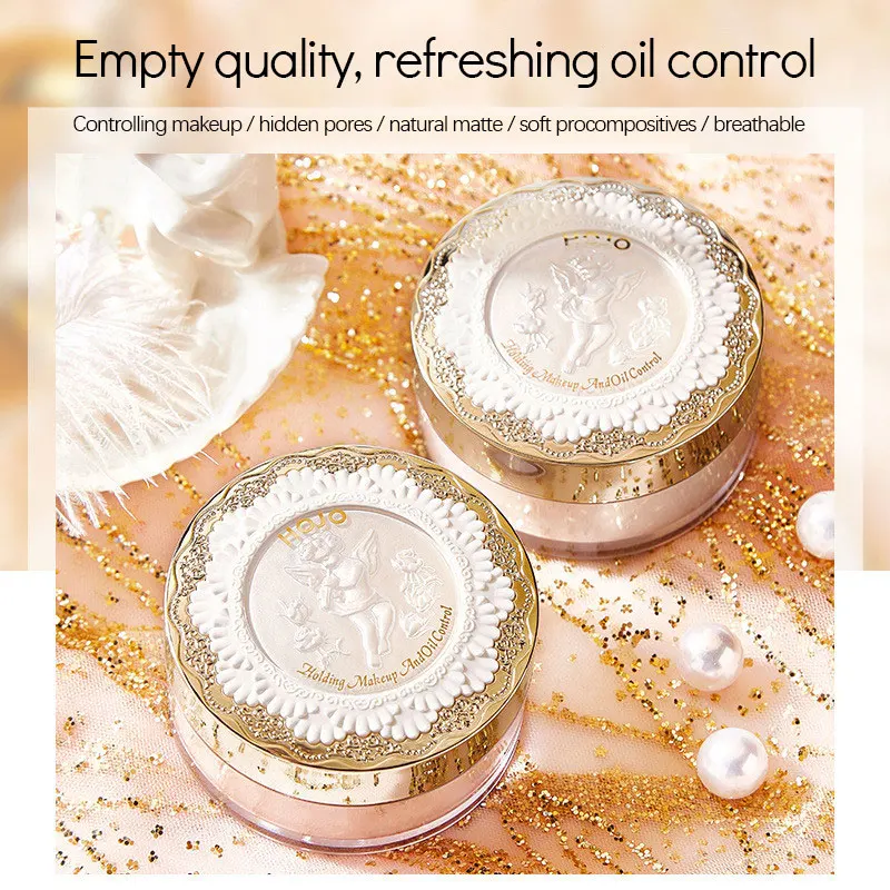 

Face Finishing Setting Powder Exquisite Angel Loose Powder Loose Powder Cosmetics Soft Makeup Powder Light Breathable Powder