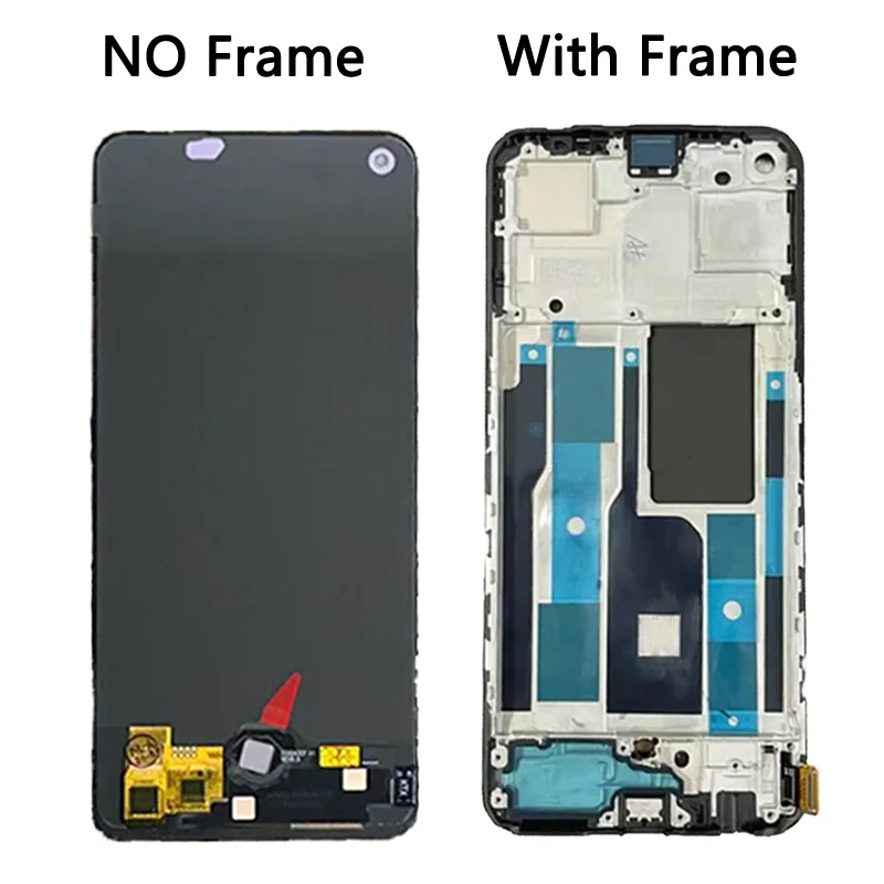 Фото 6,4-дюймовый ЖК-дисплей Super AMOLED для Realme 9 Pro+ RMX3392, сенсорный экран, дигитайзер для Realme 9 Pro Plus RMX3393, рамка дисплея №4