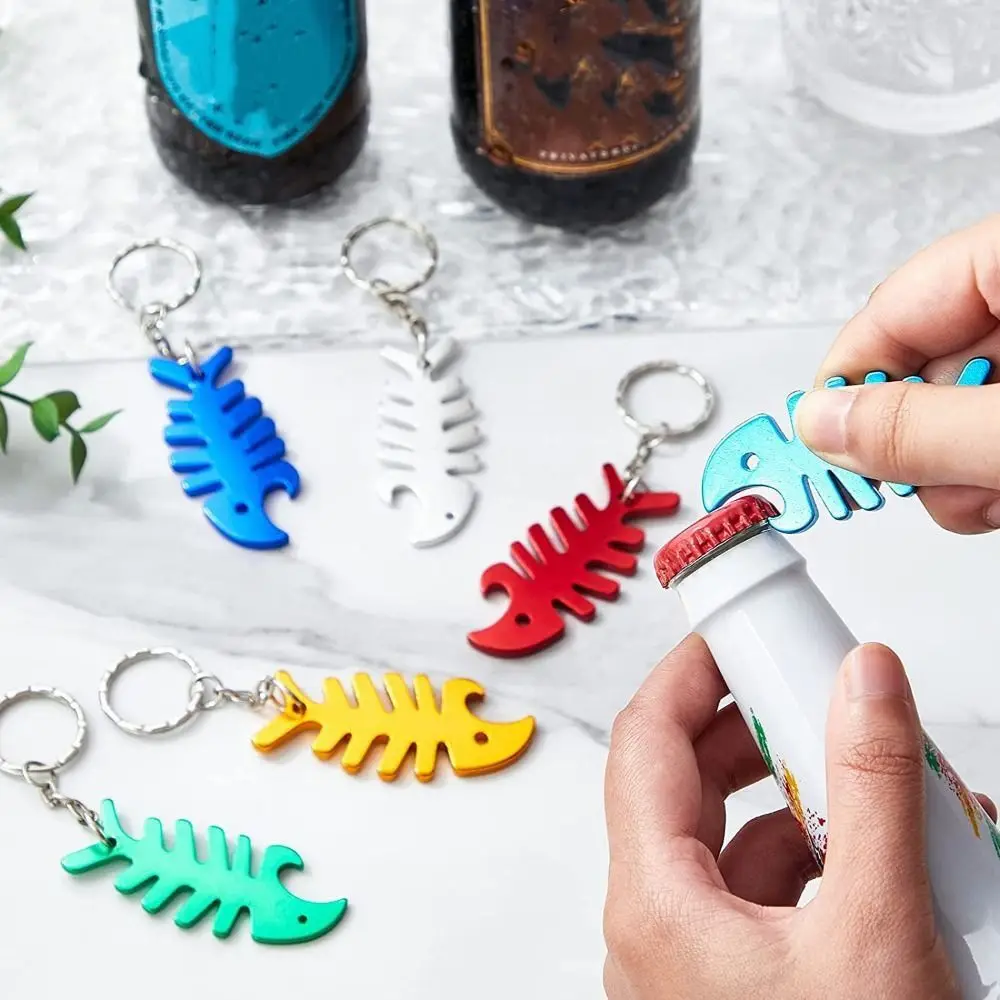 

Открывалка для бутылок в виде рыбы, 2,4x1,1 дюйма, 12 шт.