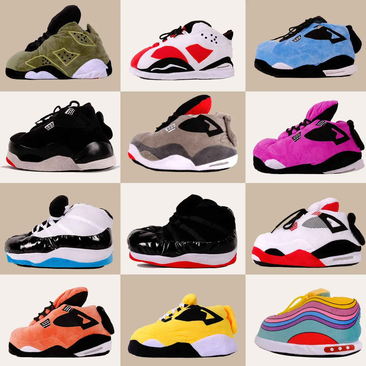 

Модные высокие домашние тапочки, мягкие пушистые, как облака, теплые Нескользящие зимние тапочки на толстой подошве для мужчин и женщин