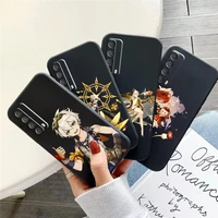 genshin impact project game phone case for huawei p smart z 2019 2021 p20 p20 lite pro p30 lite pro p40 p40 lite 5g coque