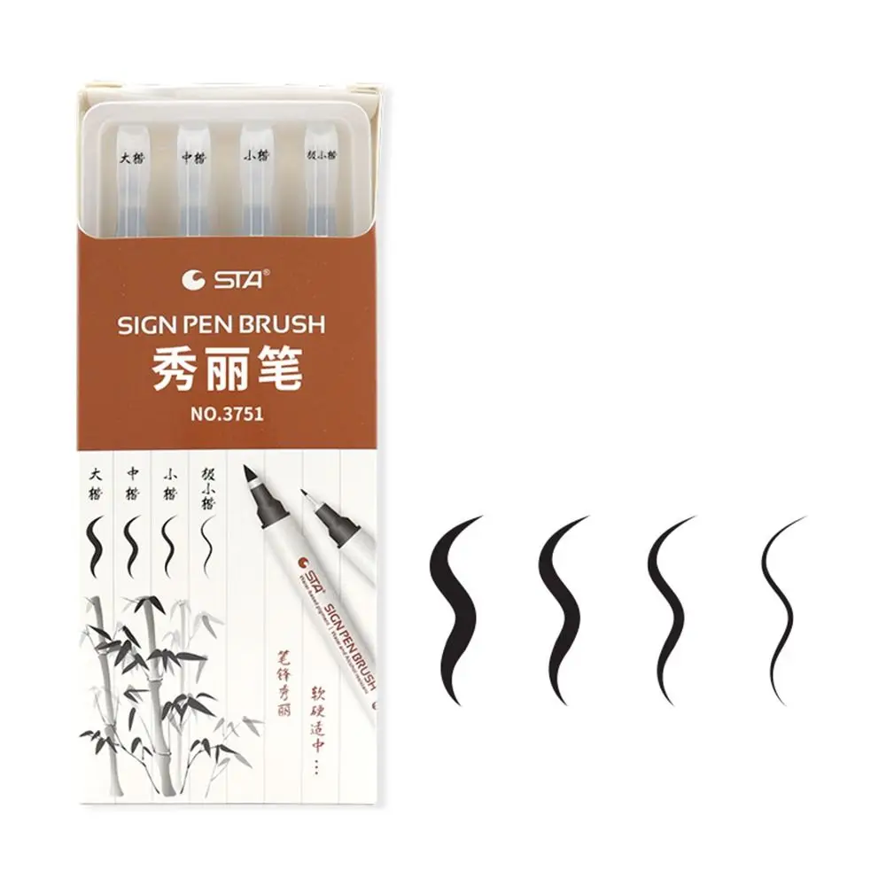 Crisperding Painting Pens Signature Calligraphy Brushes Chinese Practice Pen Script Writing Brush