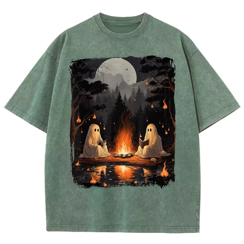 z czystej bawełny dżinsowa koszulka krótkim rękawem dla mężczyzn letnia cienkim ciałem sprana stara modna marka luźna