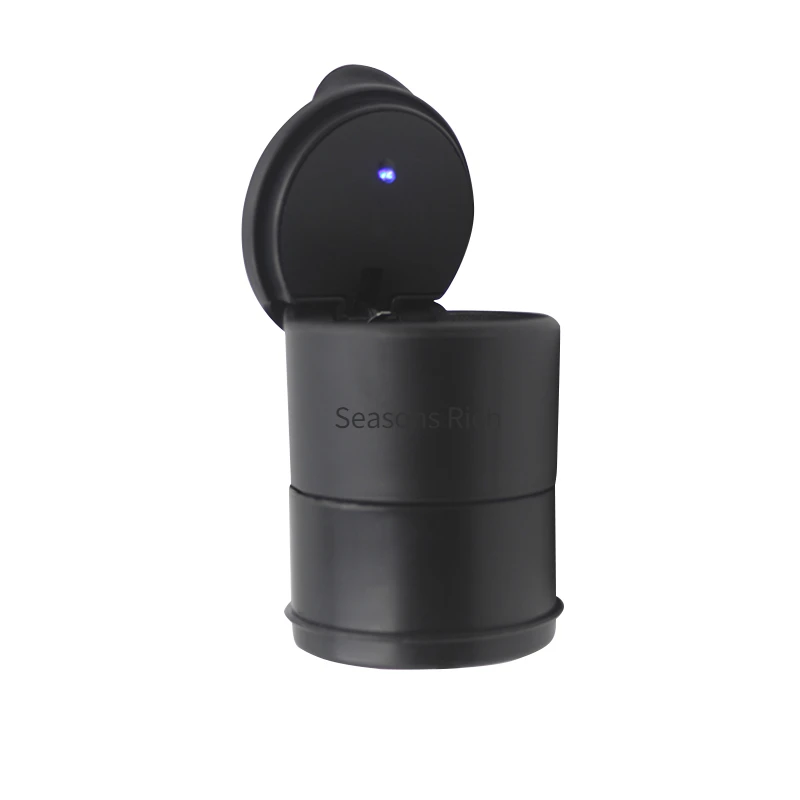 1 шт. автомобильная светодиодная пепельница чашка для хранения мусора монет