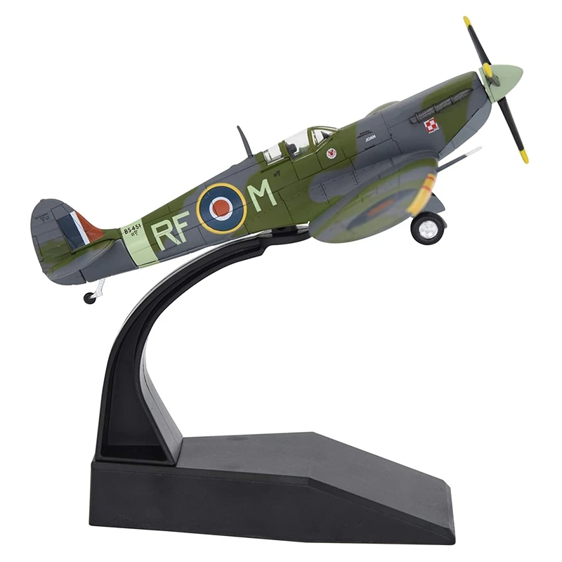 

NEW-1/72 World War II WWII England Spitfire Fighter Airplane Plane Model World War II Royal Air Force 194 Diecast Plane