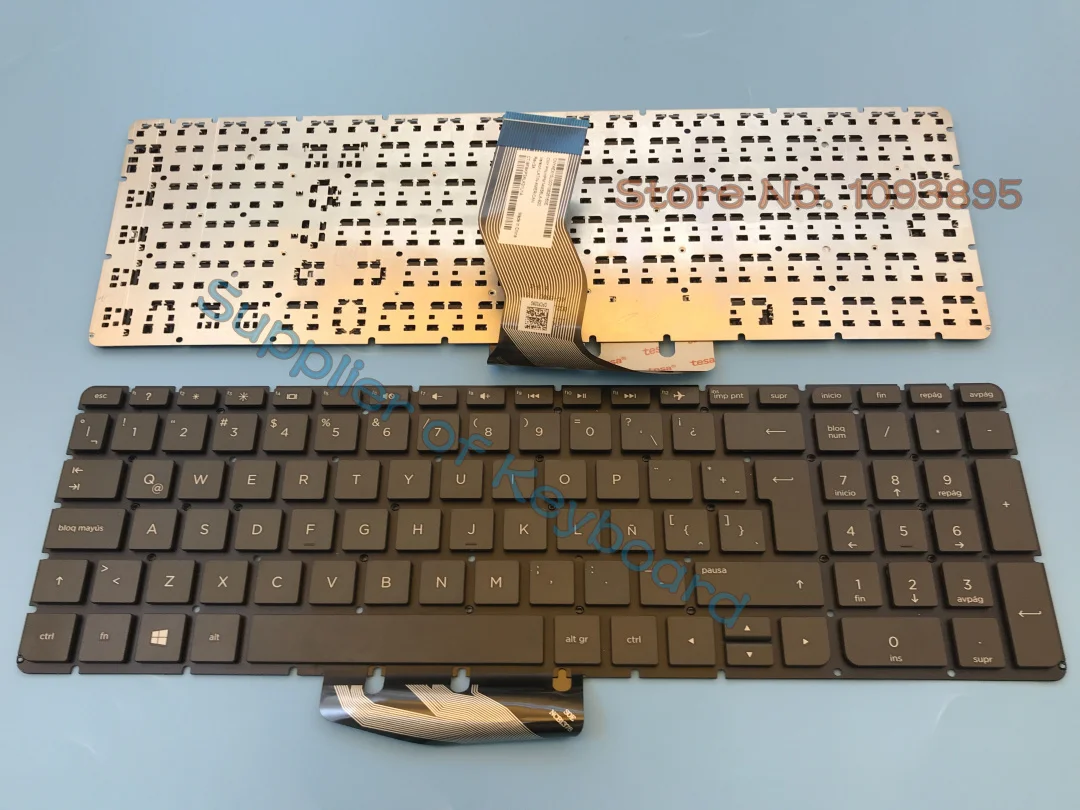 

Новая черная клавиатура с испанской раскладкой для латиноамериканских языков для HP Pavilion 15-aw 15-aw002la 15-aw003la