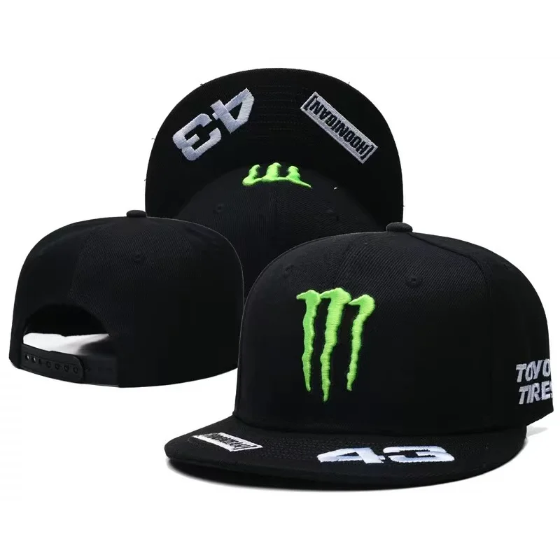 Фото Высококачественная памятная бейсболка Monster Energy 2026 для мотоциклистов с застежкой-липучкой №4