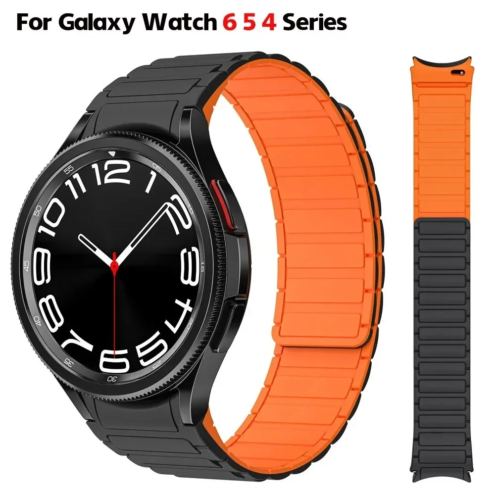 Ремешок силиконовый для Samsung Galaxy Watch 6 5 4 40/44 мм 42/46/43/46 5Pro 45
