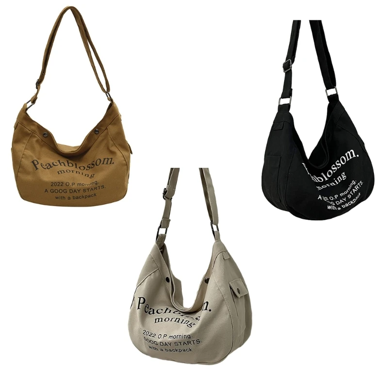 

28GD Woman Crossbody Bag Student Bag Letter Printed Shoulder Bags for Men