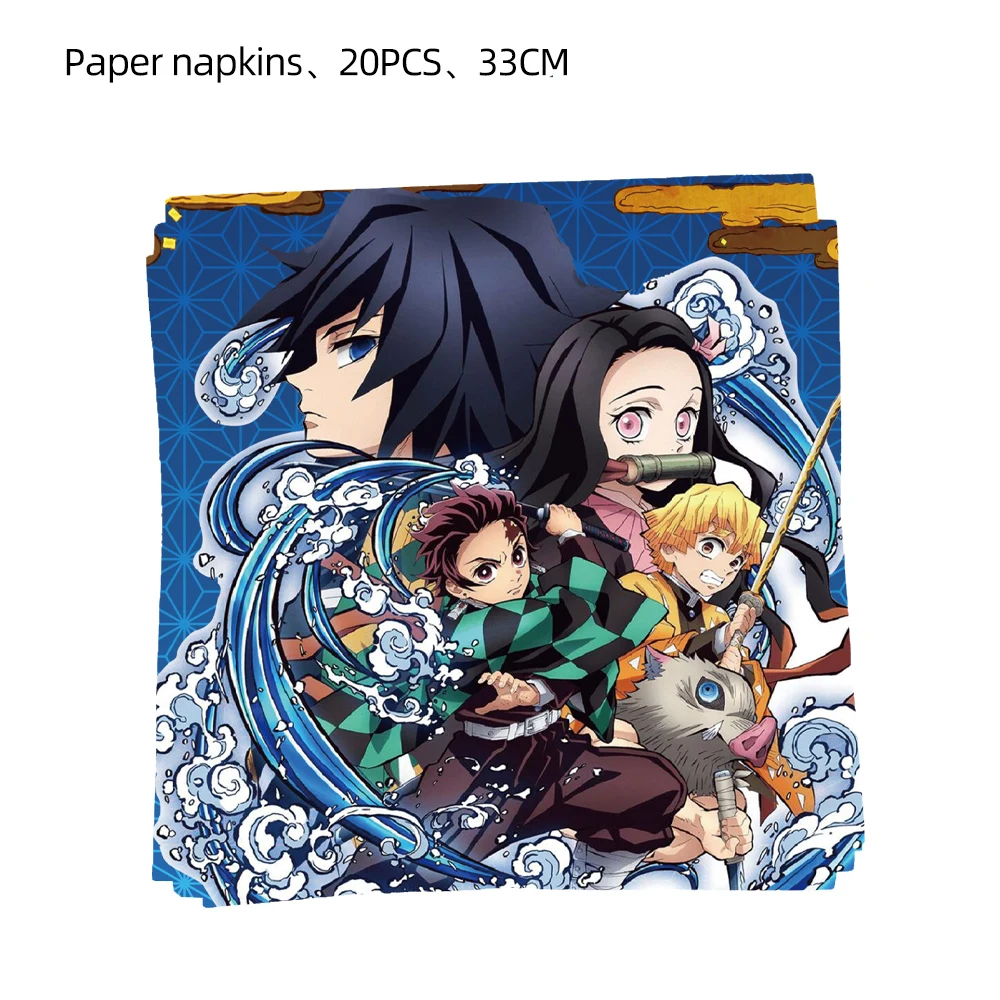 Горячая Распродажа модель Kimetsu No Yaiba украшение для детской вечеринки рассекающий