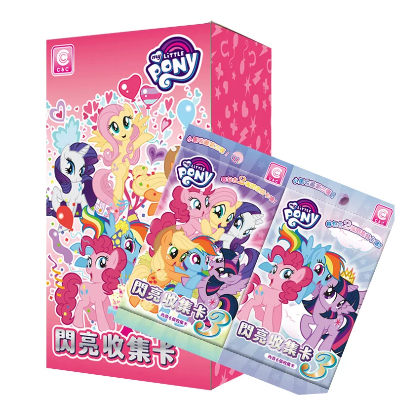 

Блестящая Коллекционная открытка My Little Pony Rainbow Pony № 123, коллекционная открытка, детская игрушка в подарок