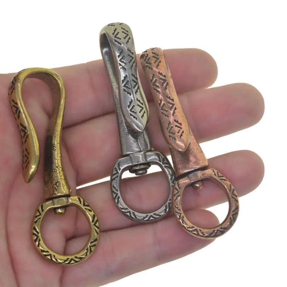 Твердый ретро латунный медный белый поворотный японский U-образный рыболовный