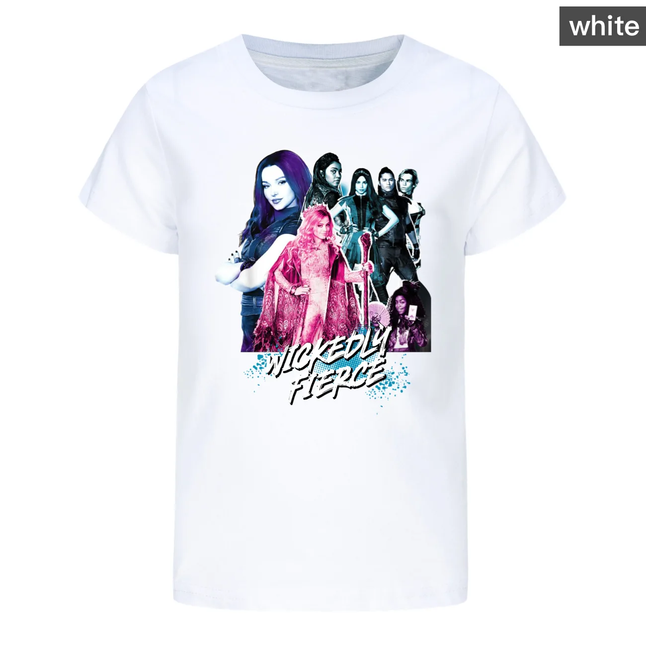 Новая футболка Потомки 4 детские топы с короткими рукавами повседневная для