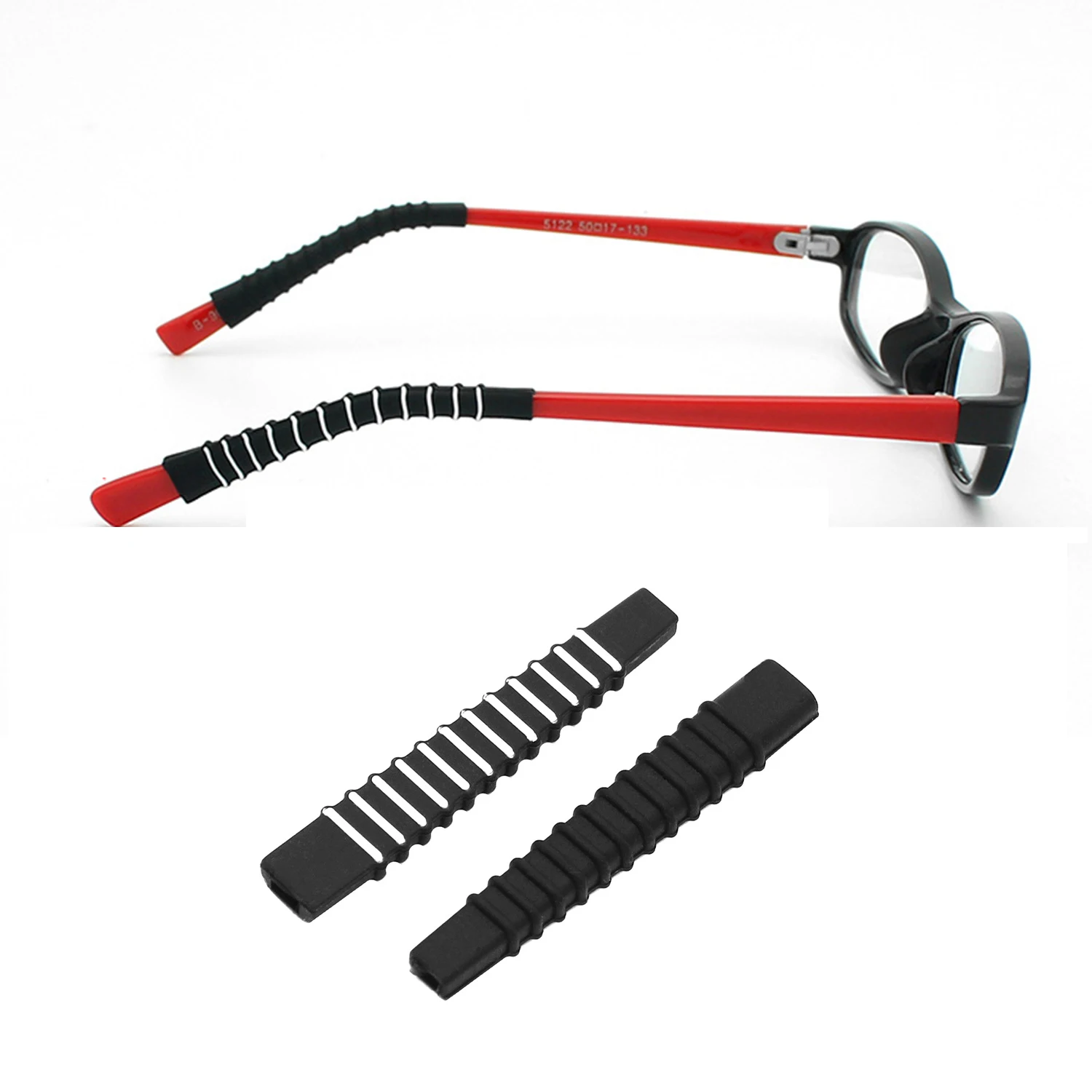 

1Pair Anti-Slip Glasses Leg Silicone Tip Ear Grip Temple Hook For Glasses Spectacle Holder Sports Glasses Eyewear Accessories