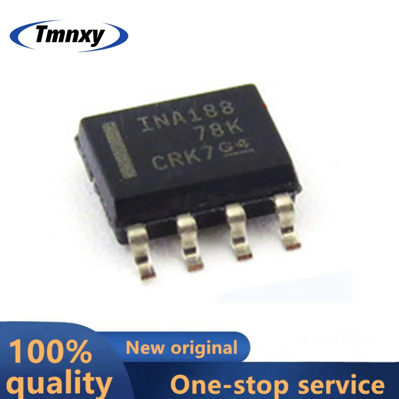 

5 шт. ina188ложенный INA188 SOIC8 нулевой Дрифт-трек-направляющий выходной инструмент усилитель чип совершенно новый