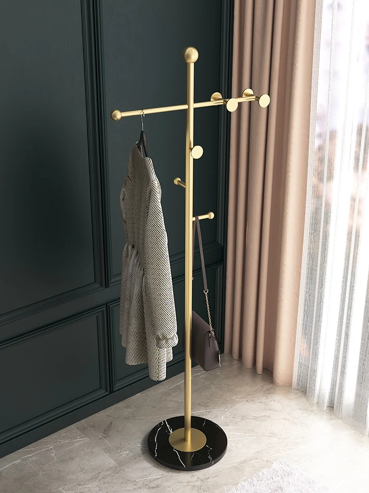 

Living Room Furniture Floor Hangers Simple Bedroom Dormitory Coat Rack European Style Wrought Iron Bathroom Office Clothes Racks