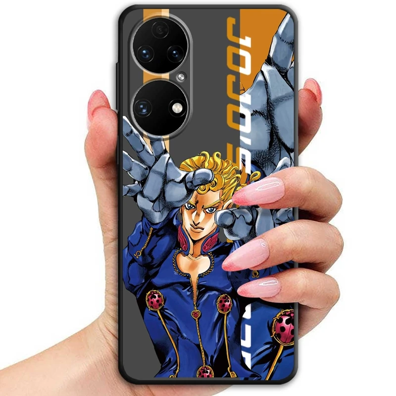 

For Huawei 8i Y9 2019 P20 P Smart z Nova 9 SE P30 Lite P40 Y7 P10 Y90 Anime JoJo's Bizarre Adventure Jonathan Funda Case