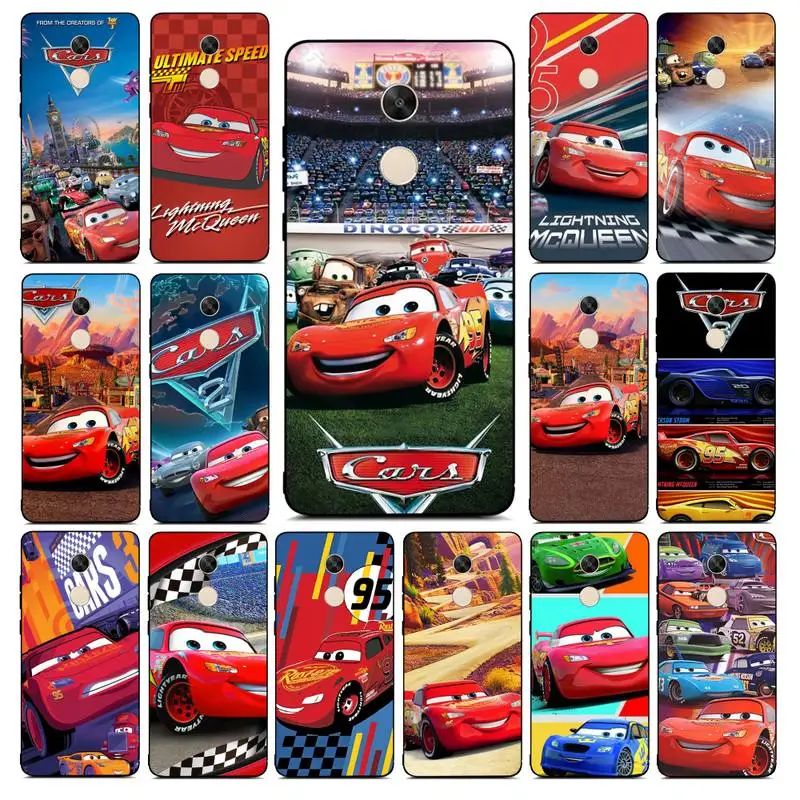 

Disney Cars Lightning McQueen 95 Phone Case for Redmi Note 8 7 9 4 6 pro max T X 5A 3 10 lite pro