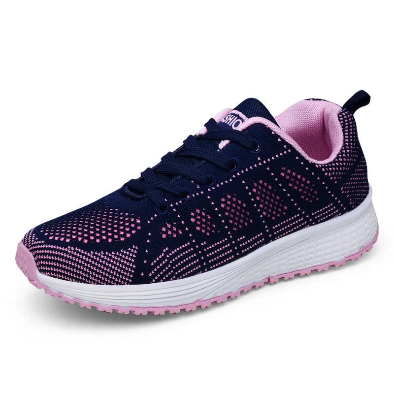 

Womem Sports Shoe Brand Design Mesh Running Shoes Decompression Athletic Shoes Lightweight Slip-on Shoe Comfort No-slip Sneakers