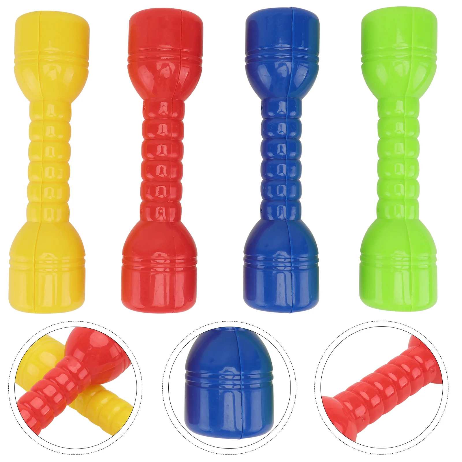 

4 Pcs Kids Dumbells Toy Children Pretend Workout Set Outdoor Play Toys Gym Exercise Childrens Sports Baby Barbells