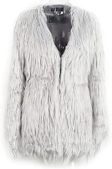 2022 Autumn and Winter New Fur Coat Mid-length V-neck Top Women's Large Size 4XL Long-haired Coat Imitation Fur Coat Jacket