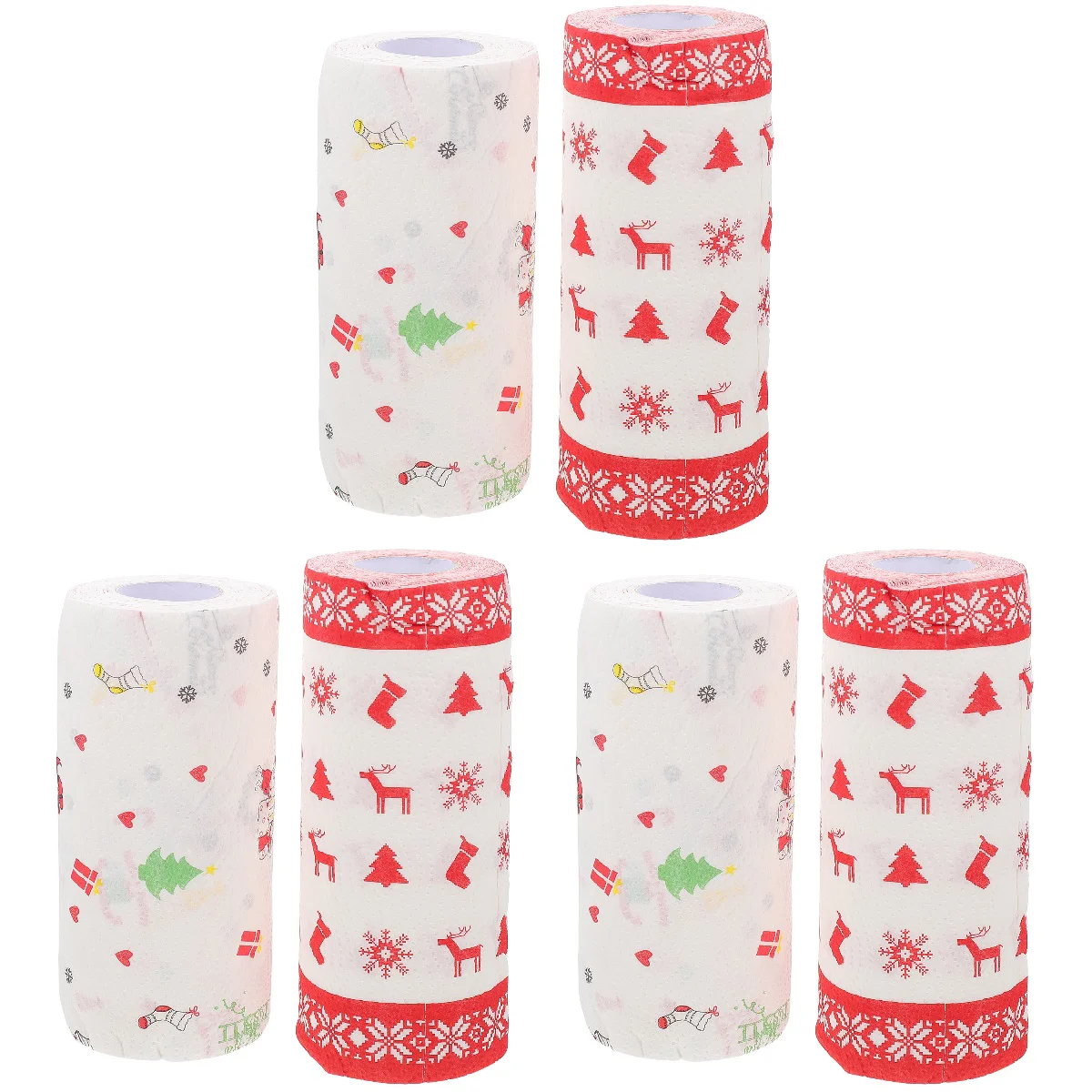 

Paper Roll Kitchen Christmas Tissuetoilet Wax Toweloil Absorption Napkins Home Soft Wrapping Picnic Towels Sheet Rolls Liner