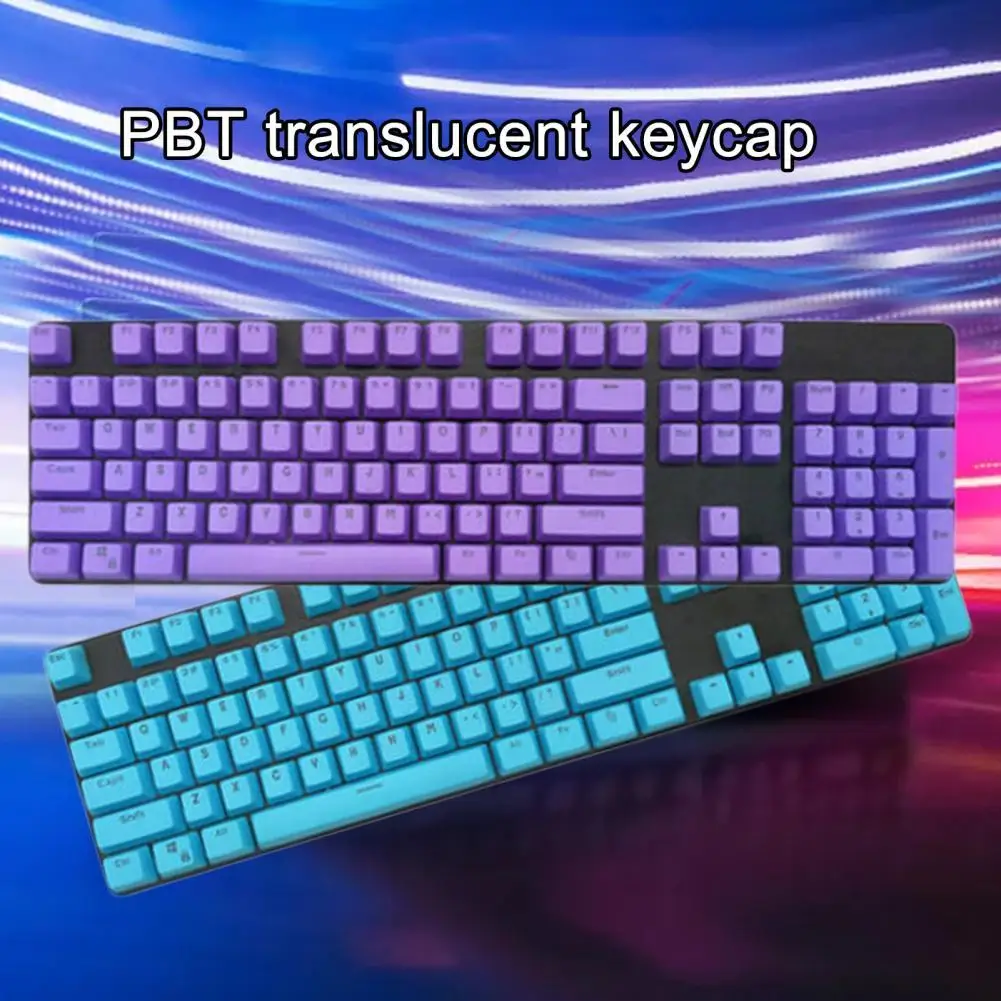 104 шт. колпачки для клавиатуры Подсветка PBT механические универсальные