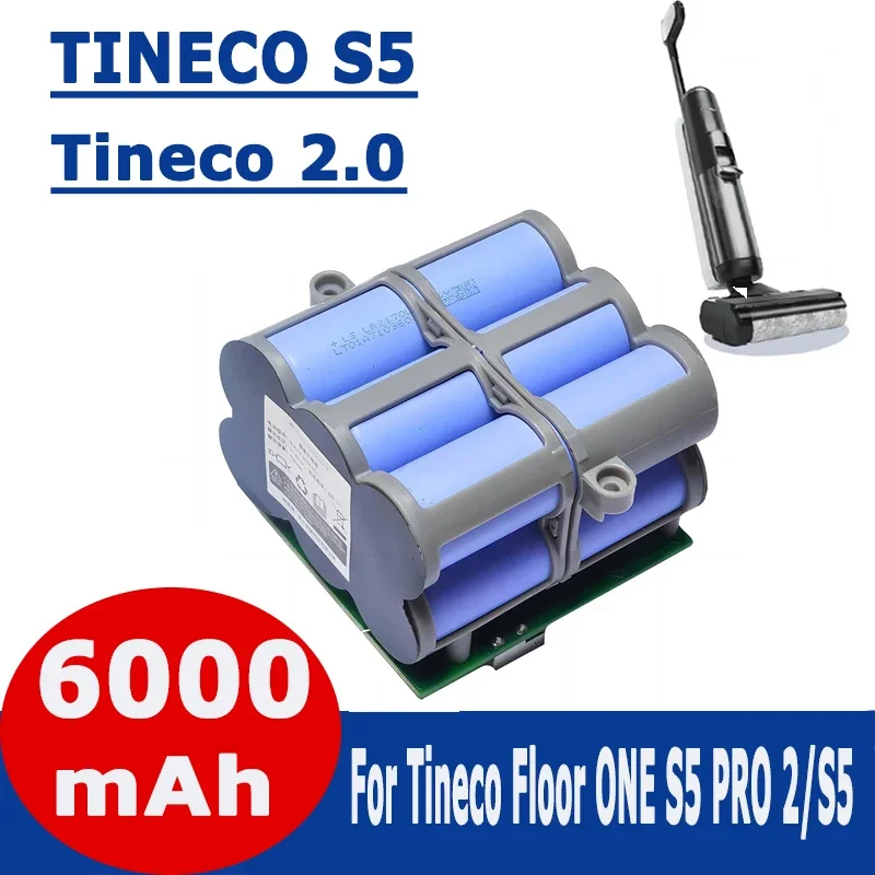 Сменный аккумулятор 21 6 В 6000 мАч для Tineco FLOOR ONE 2 0 S5 PRO Smart