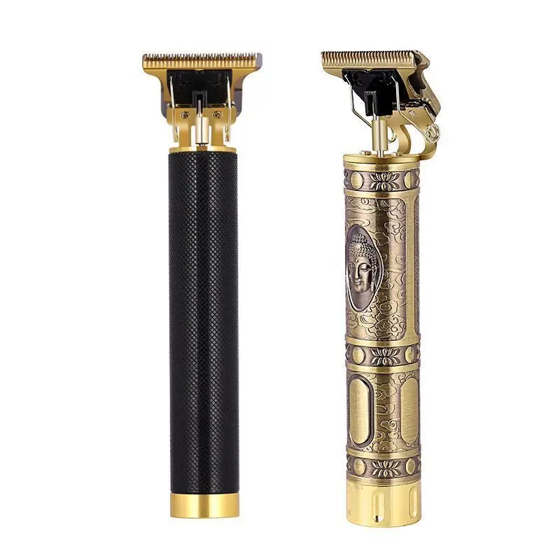 

Машинка для стрижки волос T9 Мужская электрическая, USB-триммер для бритья, перезаряжаемая профессиональная машинка для бороды, 0 мм