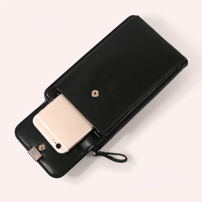 

Женская сумка для телефона, Дамский кросс-боди кошелек для мобильного телефона, сумки-мессенджеры, маленький кошелек из искусственной кожи, держатель для карт для женщин