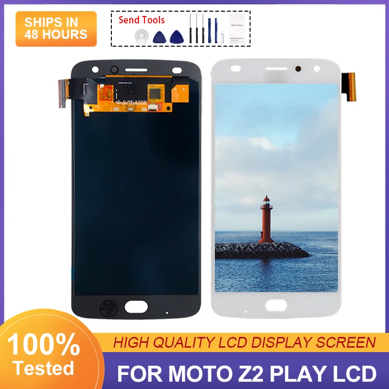 

1Pcs 5.5 Inch XT1070 Display For Motorola Moto Z2 Play Lcd Touch Screen Digitizer Assembly Replacement With Tools Free Shipping