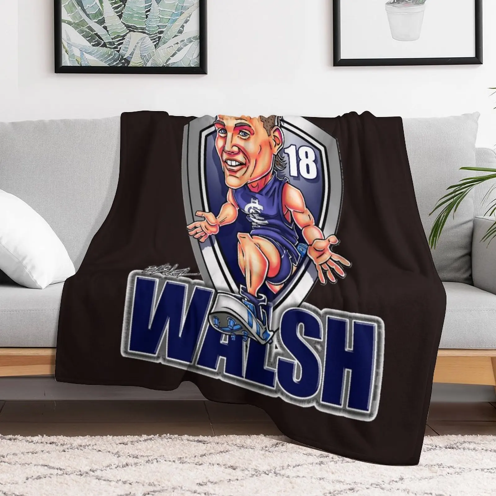 Сэм Уолш мультфильм - Карлтон Блюз Уникальное произведение искусства