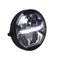 universal motorcycle modern retro style modification led headlight driving light 36w ce certificated e8 stamp