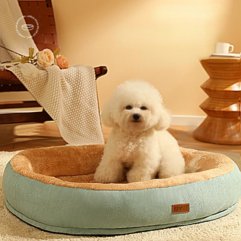 

Dog Kennel Winter Warm Teddy Shiba Inu Sleeping Bed Winter Small and Medium-sized Dog Four Seasons Universal Pet Sleeping Mat