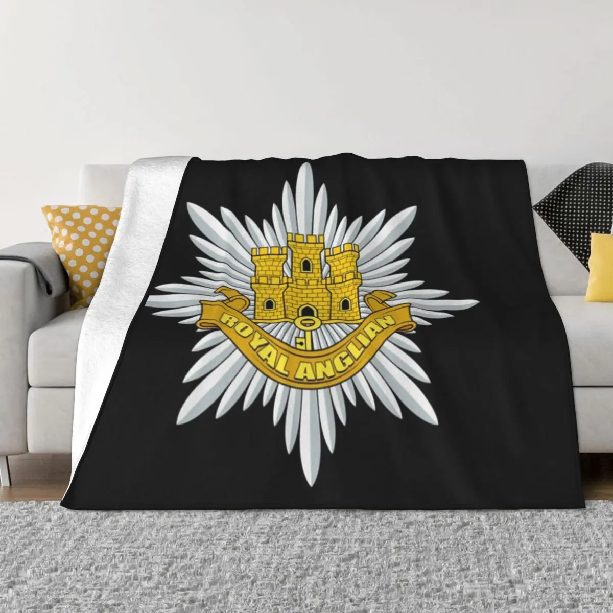 Королевский английский полк (R Anglian)-британская армия ультрамягкое Флисовое