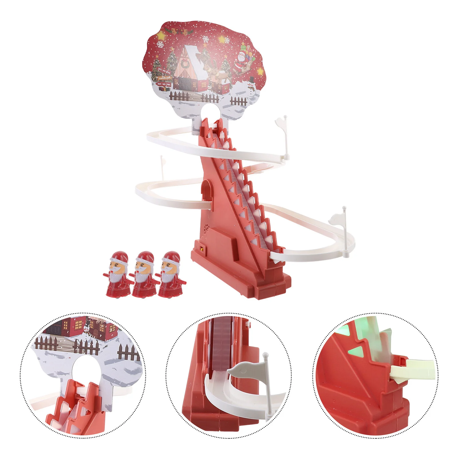 

Electric Track Car Toy Stair Slide Toys For 3 Year Old Boys Christmas Stairs Climbing Race