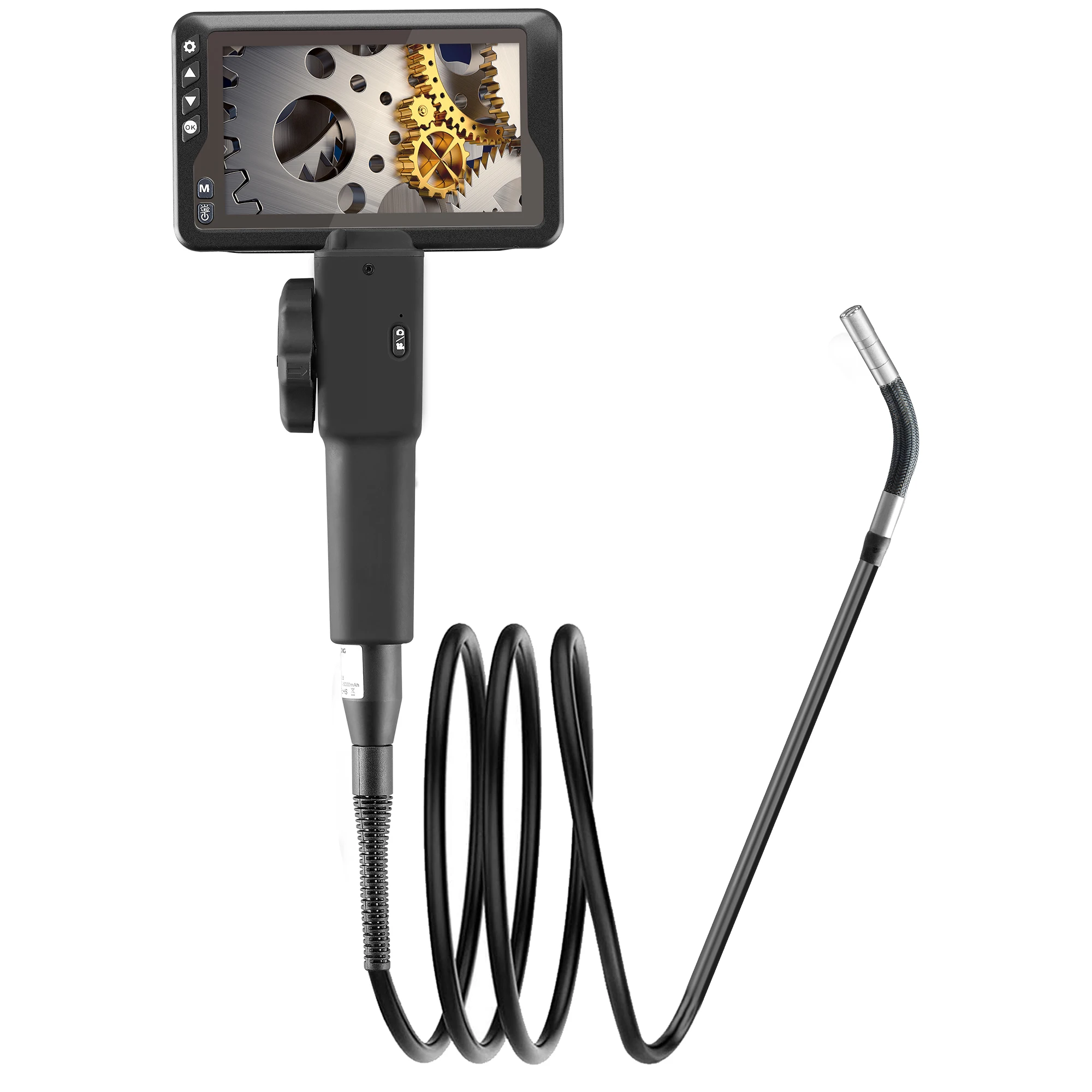 

Ralcm 2-Way Articulating Flexible Borescope 5.5Mm Lens Borescope Camera Multifunctional Articulating Borescope