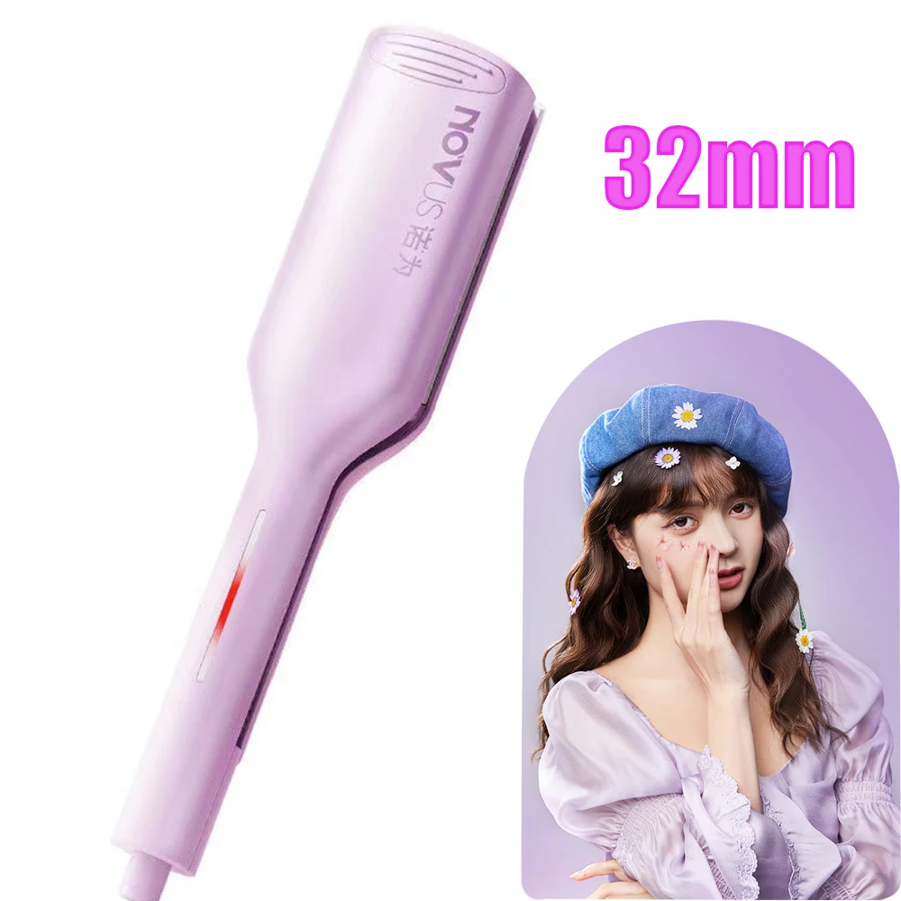 32mm Egg Rolls Hair Curler,New Negative Ions Water Wave Electric Splint,Deep Wave Fast Heat Digital Hair Styler