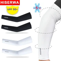 2pcs ice silk arm sleeves cover uv sun protection arm sleeve sport cycling running fishing golf basketball sunscreen cuff cool