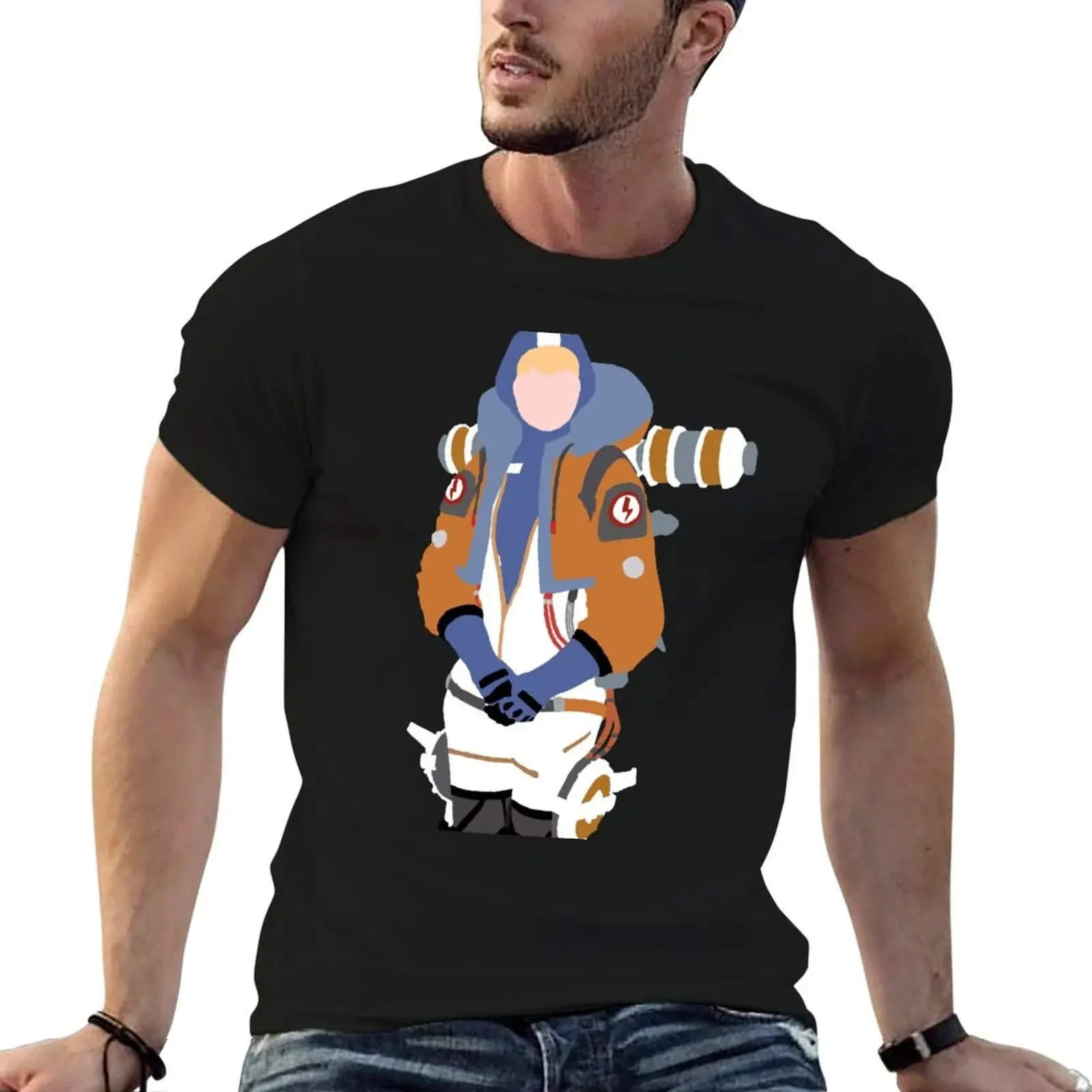 Минималистичная футболка Wattson винтажные футболки синие архивные для мальчика