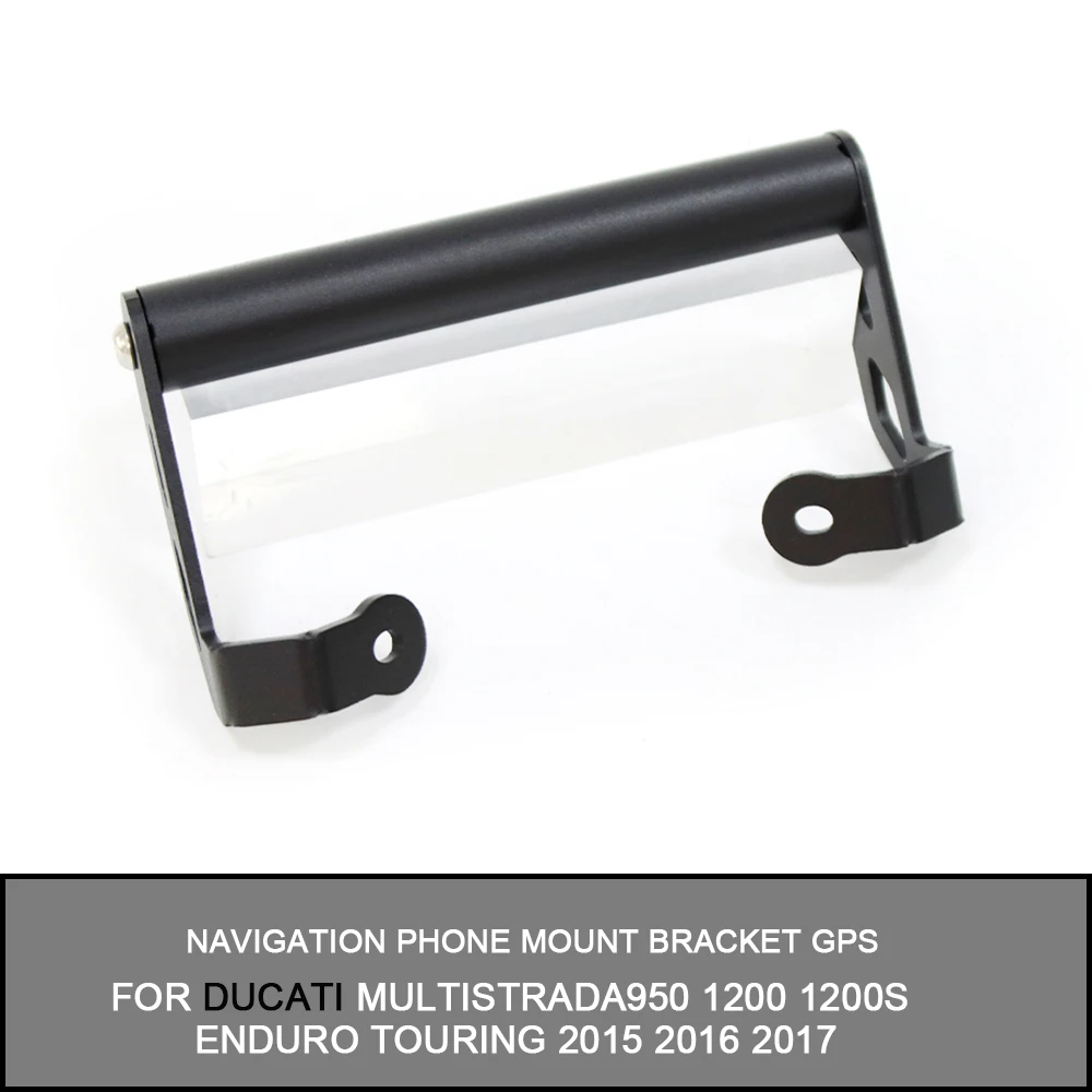

Motorcycle Accessories Navigation Phone Mount Bracket GPS For Ducati Multistrada950 1200 1200S Enduro Touring 2015 2016 2017