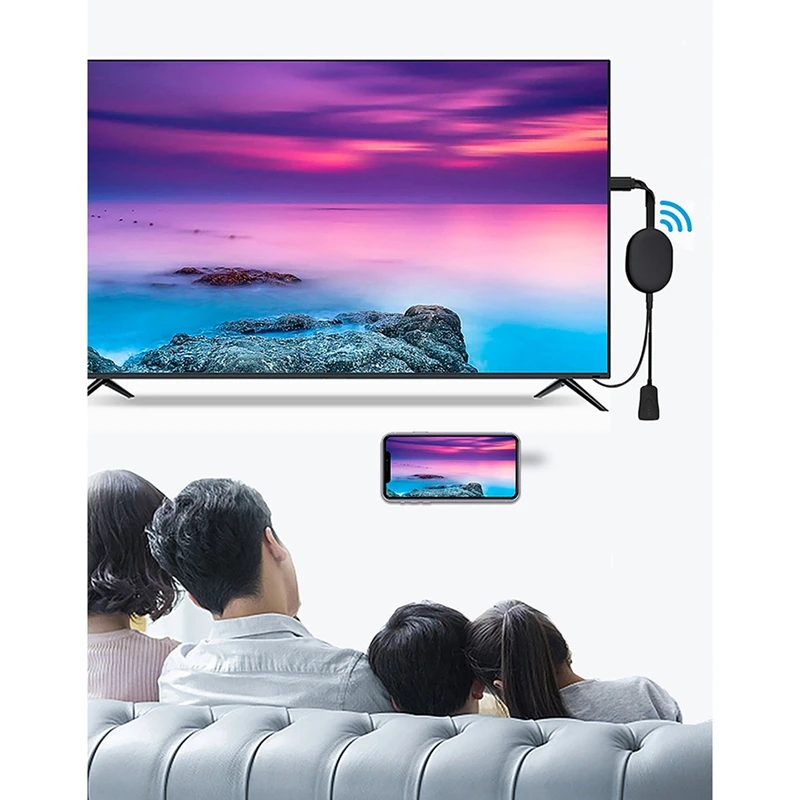 Адаптер для ТВ-приставки E38 Wi-Fi дисплей приемник Miracast Airplay 2 4G беспроводная деталь