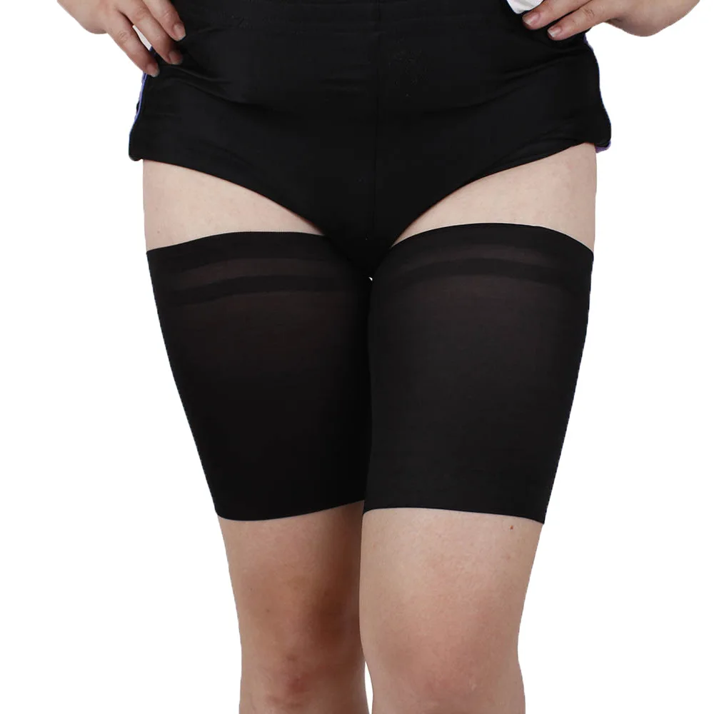 

1Pcs Leg warmers Silicone Non-slip Socks Solid Color Elastic Anti-friction Thigh Sleeves Slimming Rubber Leg Sleeves Leg Straps