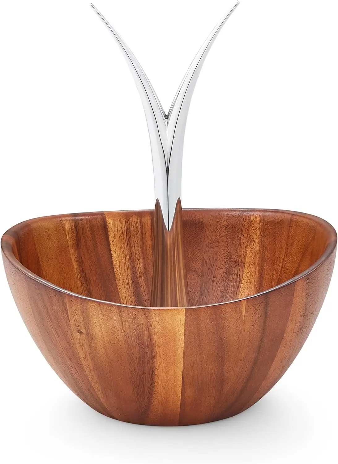 

Tree Bowl | Fruit Basket with Banana Hanger | Large Decorative Wooden Fruit Bowl for Kitchen Counter or Centerpiece Table Décor