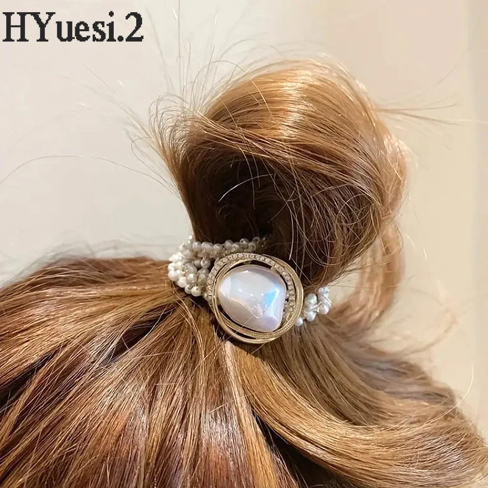 Модные Завязки для волос кошачий глаз завязки простая высокоэластичная лента