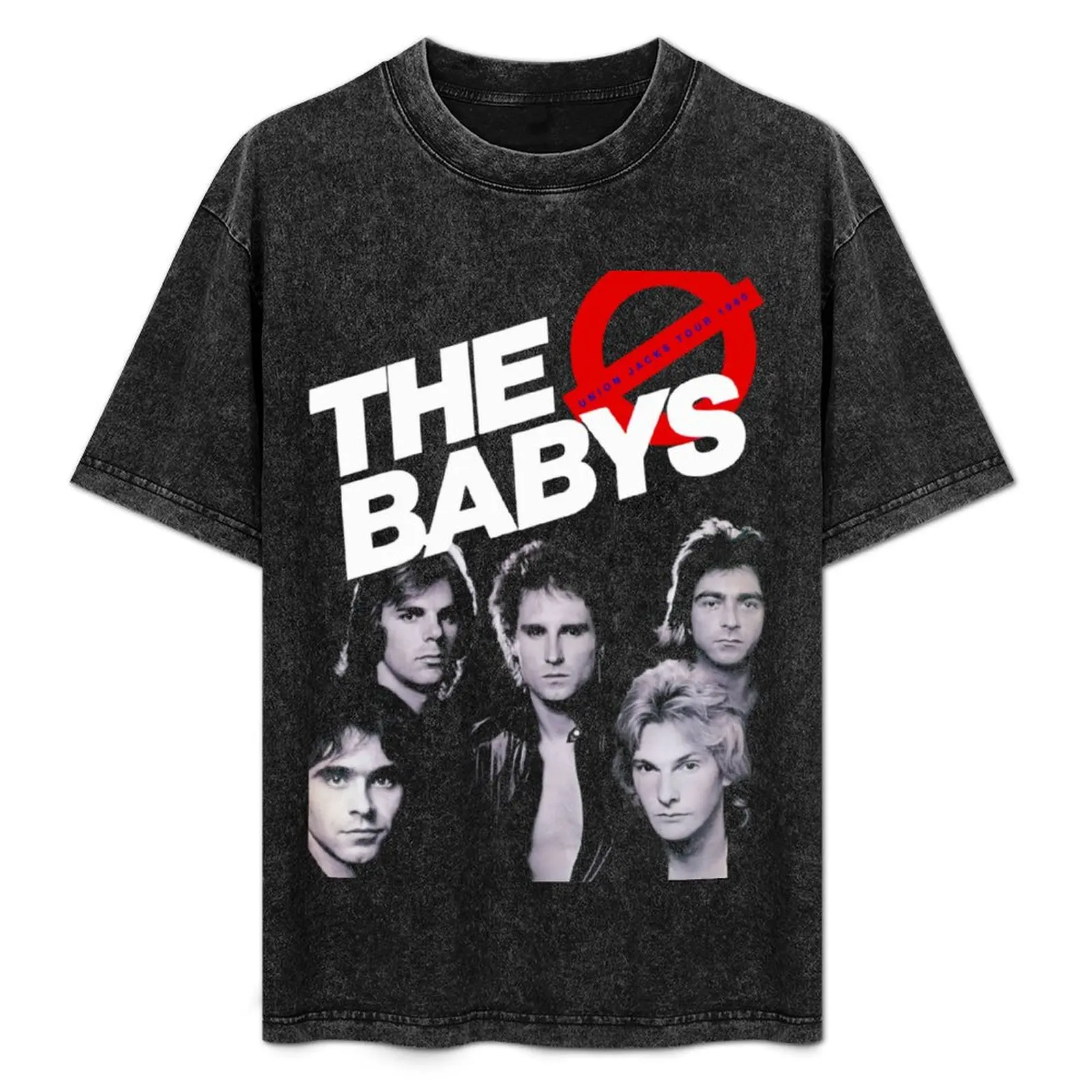 Мужская футболка The Babys Union Jacks Tour хлопок